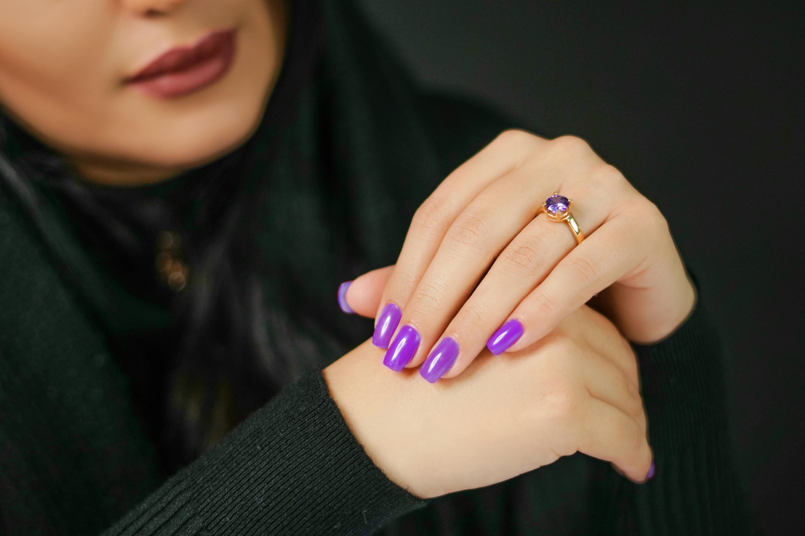 Choix du vernis purple selon le teint